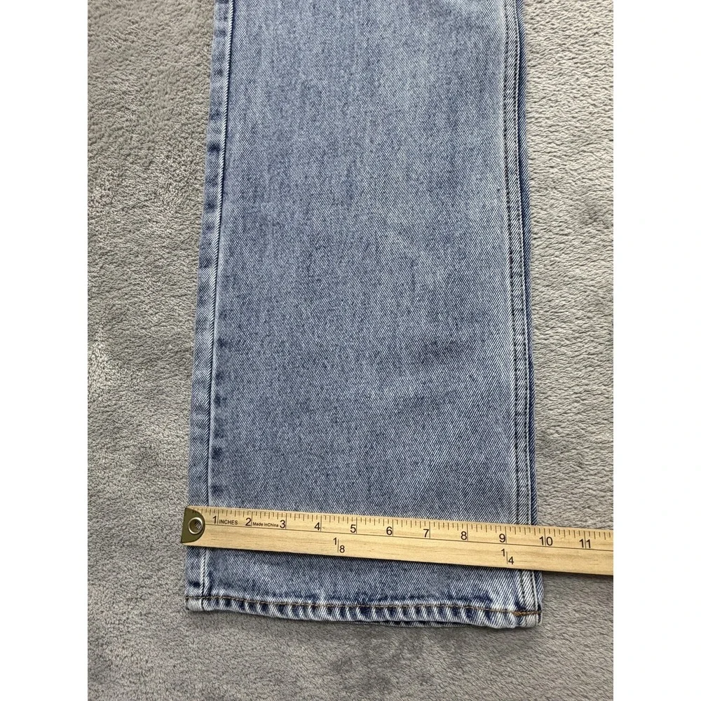 Levis 517 Jeans Mens 36x34 Blue Bootcut Slim Light Wash Denim